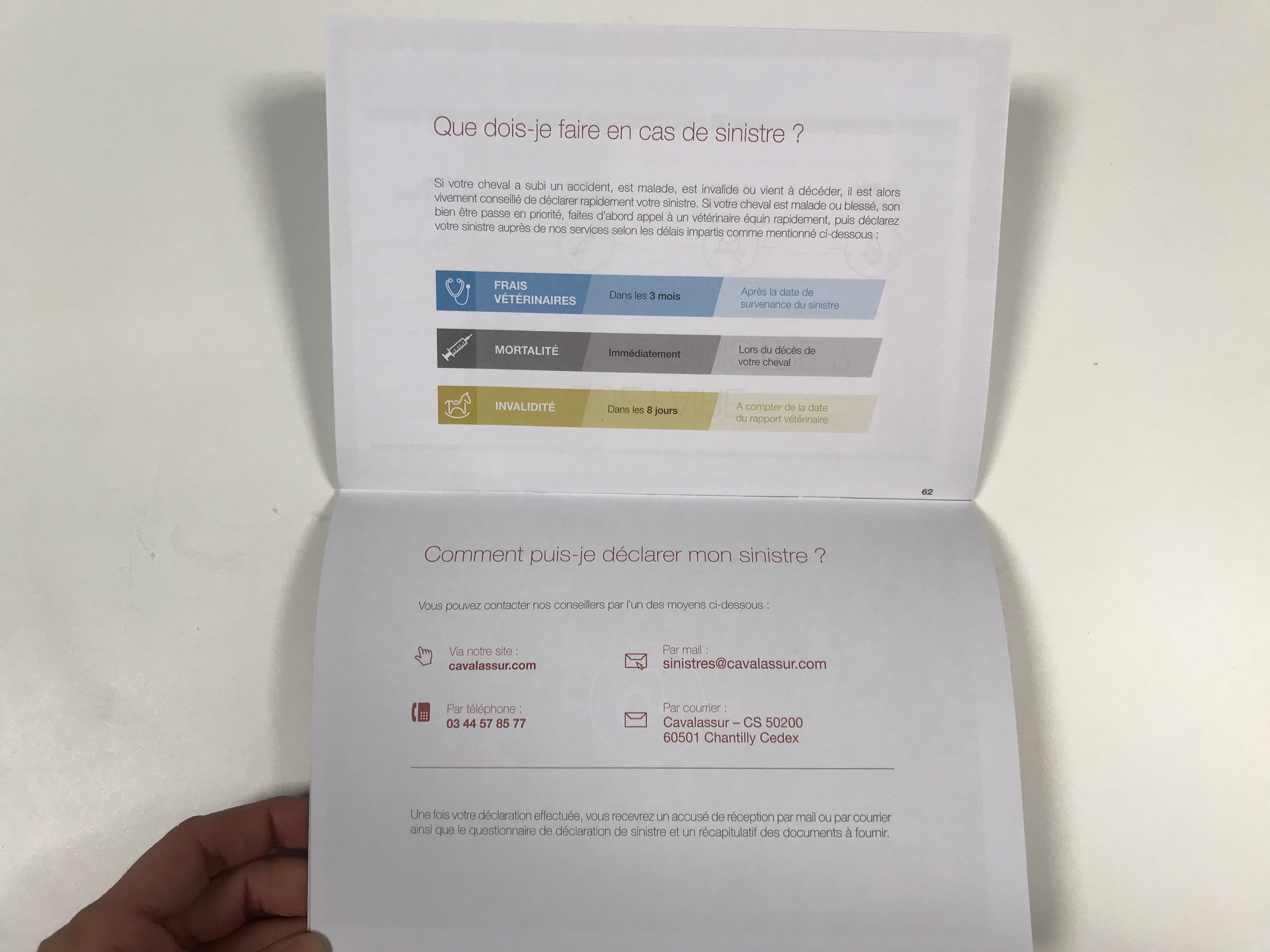 carnet santé sinistre